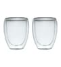 (Set of 2) 300ml Double Wall Glass Coffee Mug
