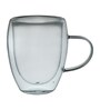 (Set of 2) 300ml Double Wall Glass Coffee Mug