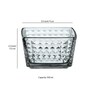 (Set of 2) 350ml Brick Shaped Glass Dinner Bowl