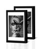 (Set of 2) Black Large Size Wall Photo Frames