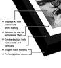 (Set of 2) Black Large Size Wall Photo Frames