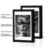 (Set of 2) Black Large Size Wall Photo Frames