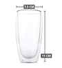 (Set of 2) Bubble 185 ml Crystal Glass Juice Tumbler (Clear)