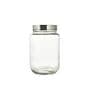 (Set of 2) Classic Collection See Through Lid Glass Storage Jars