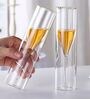 (Set of 2) Crystal Collection 150ml Double Wall Insulated Glass Wine Glasses
