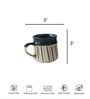 Earth Green Ceramic 100 ml (Set of 2) Coffee Mug