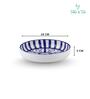 (Set of 2) Fine Durable Scratch Resistant Porcelain Serving Bowl