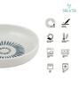 (Set of 2) Fine Scratch Resistant Porcelain Dinner Bowl