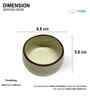 (Set of 2) Handcrafted Speckled 150ml Dinner Bowl (Beige)