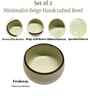 (Set of 2) Handcrafted Speckled 150ml Dinner Bowl (Beige)