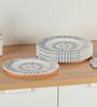 (Set of 2) Luxury Scratch & Chip Resistant Bone-Ash Free Porcelain Dinner Plate