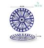 (Set of 2) Luxury Scratch & Chip Resistant Bone-Ash Free Porcelain Dinner Plate