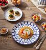 (Set of 2) Luxury Scratch & Chip Resistant Bone-Ash Free Porcelain Dinner Plate