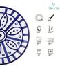 (Set of 2) Luxury Scratch & Chip Resistant Bone-Ash Free Porcelain Dinner Plate