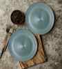 (Set of 2) Modern Farmhouse 7.3 Inch Side Plate (Saga Green)