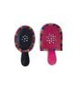 (Set Of 2) Pink & Black Leather Handcrafted Vegan Hand Mirror