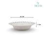 (Set of 2) Premium Scratch & Chip Resistant Porcelain Deep Plate