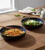 (Set of 2) Premium Scratch & Chip Resistant Porcelain Dinner Bowl