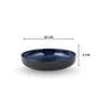 (Set of 2) Premium Scratch & Chip Resistant Porcelain Dinner Bowl