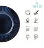 (Set of 2) Premium Scratch & Chip Resistant Porcelain Salad Plate