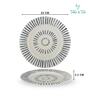 (Set of 2) Premium Scratch & Chip Resistant Porcelain Salad Plate