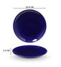 (Set of 2) Premium Scratch & Chip Resistant Porcelain Salad Plate