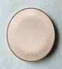 (Set of 2) Sandstone Speckle 10.6 Inch Dinner Plate (White)