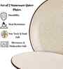 (Set of 2) Sandstone Speckle 7.3 Inch Side Plate (White)