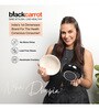 (Set Of 2) White & Black Stoneware Snack Bowl