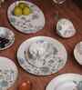 (Set of 20 Pcs) Pixel- Jacobean Fine Porcelain Dinner Set