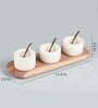 (Set of 3) Handmade Marble Condiment Set
