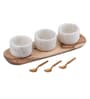 (Set of 3) Handmade Marble Condiment Set