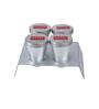 (Set of 4) 120ml Aluminium Kulfi Moulds with Stand