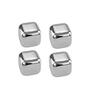 (Set of 4) 120ml Stainless Steel Ice Cubes