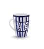 (Set of 4) 250 ml Porcelain Mug (Blue & White)