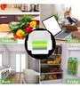 (Set Of 4) Abs Premium Plastic Fridge Storage Organizer