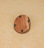 (Set Of 4) Blue & Black Nebula Acacia Wood Coaster with Enamel