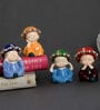 (Set of 4) Decorative Buddha Figurine