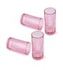 (Set of 4) Elysia 450 ml Glass Long Drink Glass Pink
