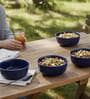 (Set of 4) Fine Scratch Resistant Porcelain Dinner Bowl