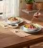 (Set of 4) Fine Scratch Resistant Porcelain Dinner Bowl