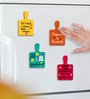 (Set of 4) Choping Board Shaped Quoted Fridge Magnets