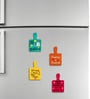 (Set of 4) Choping Board Shaped Quoted Fridge Magnets