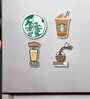 (Set of 4) Coffee and Tea Lover Fridge Magnets