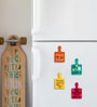 (Set of 4) Choping Board Shaped Quoted Fridge Magnets