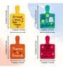 (Set of 4) Choping Board Shaped Quoted Fridge Magnets