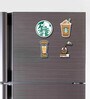 (Set of 4) Coffee and Tea Lover Fridge Magnets