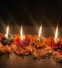 (Set of 4) Kamal 1.5 Inch Brass Pooja Diya (Multicolour)