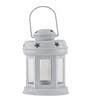 (Set of 4) Lantern Hanign T- Light Holder (White)