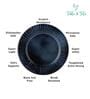 (Set of 4) Luxury Scratch & Chip Resistant Bone-Ash Free Porcelain Dinner Plate